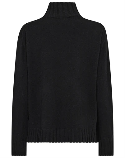 Mos Mosh - MMAima Highneck Strik - Black